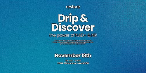 Drip & Discover the Power of NAD+ & NR