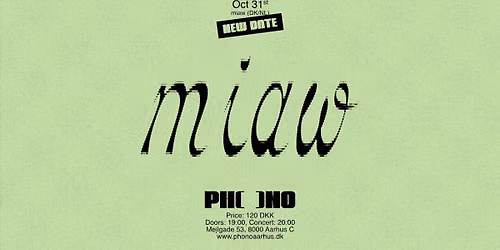 [NY DATO] PHONO: miaw (DK\/NL)