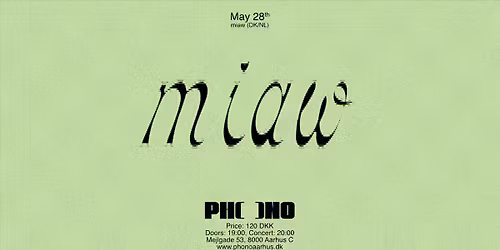 PHONO: miaw (DK\/NL)