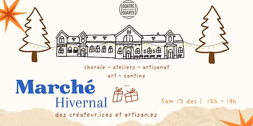 March\u00e9 hivernal des cr\u00e9ateur\u2022ices et artisan\u2022es