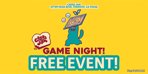 October Game Night! | FREE event in Fremont \/ Niles District