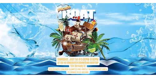 Pirate Boat Party - Canada Day Party with HI Canada!