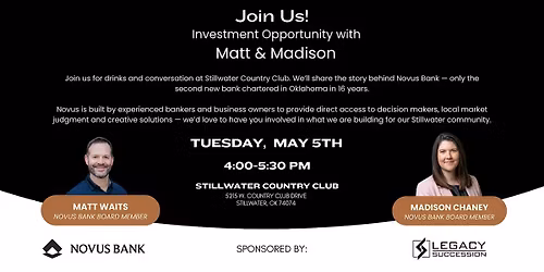 Investment Opportunity with Matt & Madison