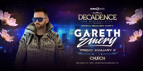 Gareth Emery: Decadence Official Recovery Party