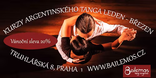 KURZY ARGENTINSK\u00c9HO TANGA leden - b\u0159ezen 2026