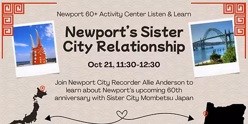 Listen & Learn - Newport's Sister City Relationship