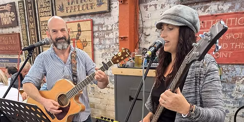 Brother and sister duo Kindred play at Chew's Yard