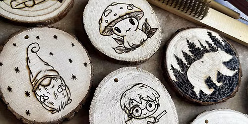 Woodburn your own Christmas Ornaments!
