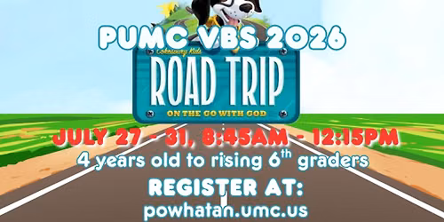 Powhatan UMC VBS 2026: Road Trip!