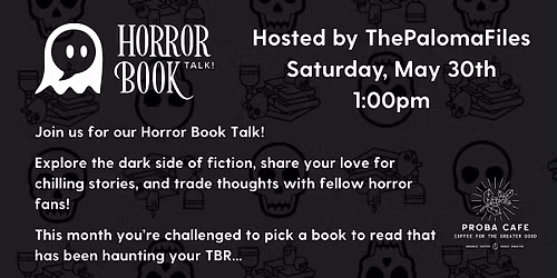 Horror Book Talk with ThePalomaFiles