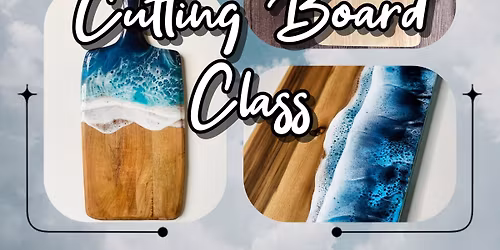 Resin Ocean Cutting Board