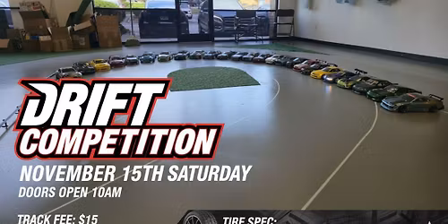 First ever Drift Comp at B & B Hobby shop