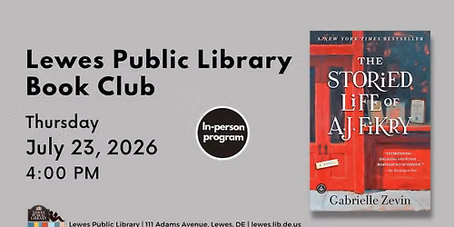 LPL Book Club | The Storied Life of A.J. Fikry