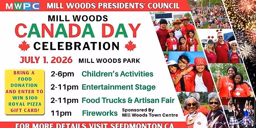 Mill Woods Canada Day Celebration 2026