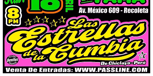 LAS ESTRELLAS DE LA CUMBIA EN SANTIAGO DE CHILE