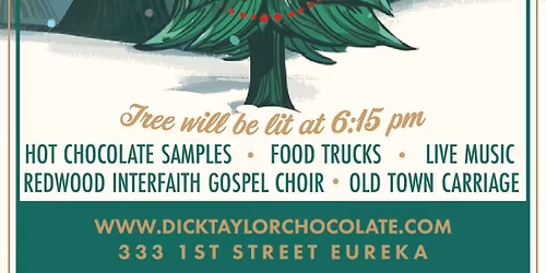 Dick Taylor Chocolate Factory Third Annual Christmas Tree Lighting