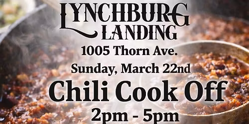 Chili Cook-Off! $5 Armband to Taste & Vote, 1st Place $100, 2nd Place $50 Bar Tab
