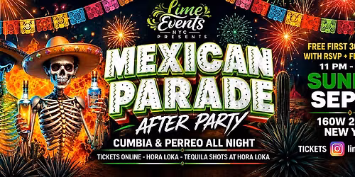 MEXICAN PARADE AFTER PARTY @ THE ROSE NYC