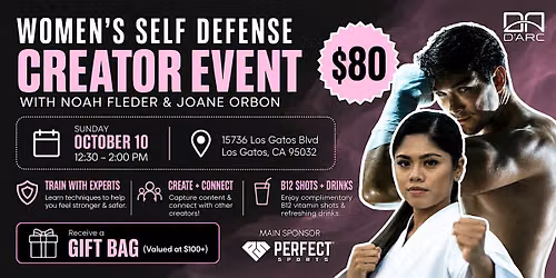 Women's Self Defense & Content Creator Class with Noah Fleder & Joane Orbon