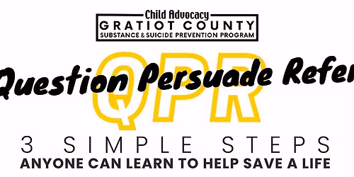 QPR - Question, Persuade & Refer - FREE IN PERSON TRAINING