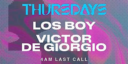 THC Presents: Thursdays (Weekly)