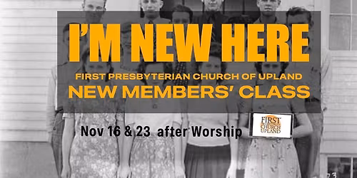 New Member's Class