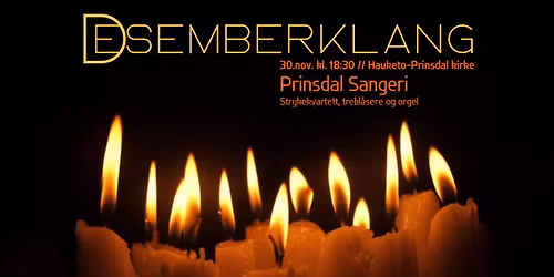 DESEMBERKLANG Prinsdal Sangeri og musikere