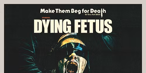 Dying Fetus at Baltimore SoundStage