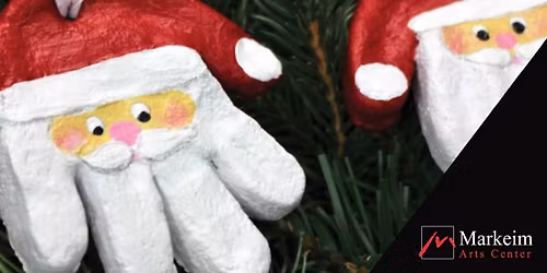 Kids Clay Workshop: Santa Handprint Ornaments