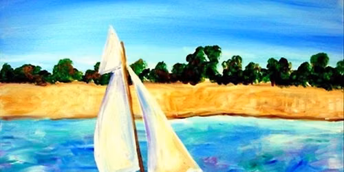 Weekday Deal-Sail Away Paint Night Starting at $35 + $15 Candles!