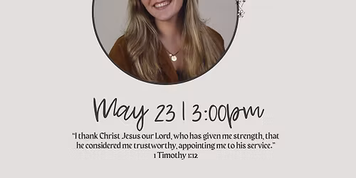 Rachel Speck\u2019s Ordination Service