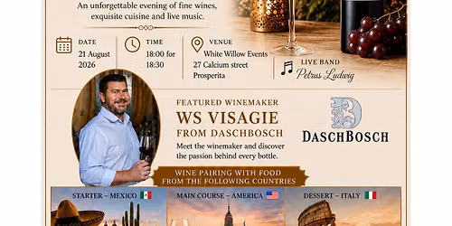 DaschBosch wine pairing evening