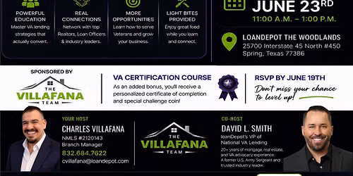 VA Masterclass- The Woodlands, Texas 