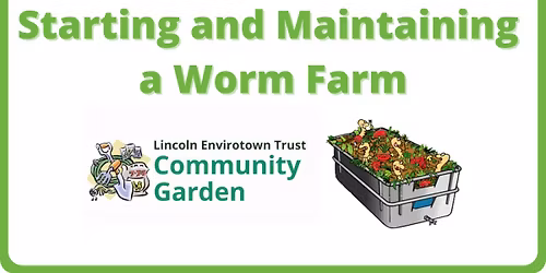 Starting and Maintaining a Worm Farm