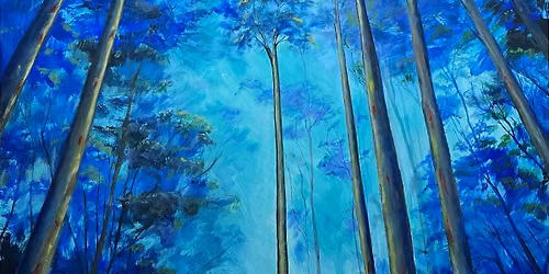 Forest Landscape Painting Demonstration - Leanne Austin