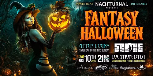NACHTURNAL EVENTS PRESENTS "FANTASY HALLOWEEN"