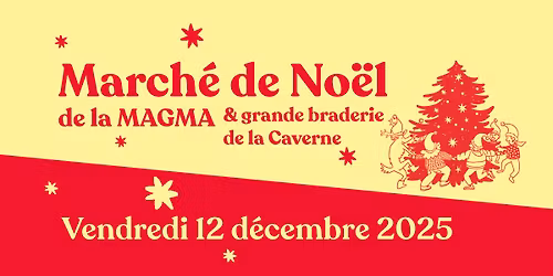 March\u00e9 de Noel de la MAGMA et Braderie de la Caverne