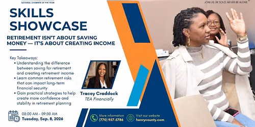 Skills Showcase: Retirement Isn't About Saving Money... It's About Creating Income