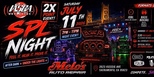 IASCA NorCal - SPL Night in Sacramento
