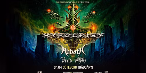 Hypocrisy + Special Guest: Abbath + Support: Vomitory + Vreid | G\u00f6teborg