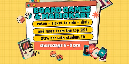 Board Games & MarioKart w\/ 5C Gaming