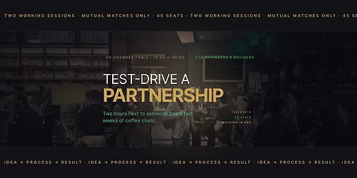 AmsterdamTech Networking: Test-Drive a Partnership Before You Commit