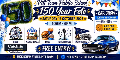 150 Year Celebratory Fete for Pitt Town PS