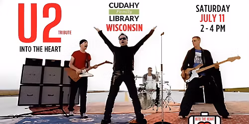 U2 Tribute in Milwaukee, WI - Cudahy Library (Outdoor Show)
