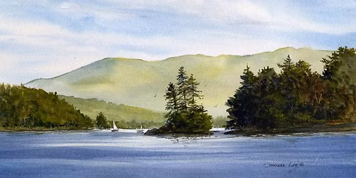 Intermediate Watercolor \u201cA Sunday Sail\u201d w\/Charlene Lehto