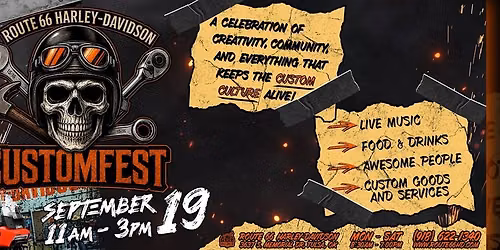 Route 66 Harley-Davidson presents CustomFest