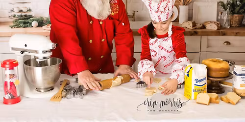 Baking with Santa Photos