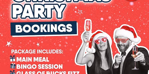 Christmas Party Bookings - Buzz Bingo Nottingham
