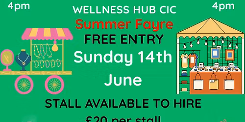 Summer Fair - Stall hire - \u00a320per Stall