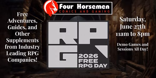 Free RPG Day 2026